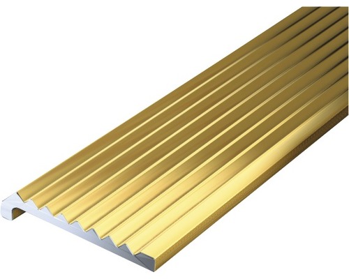 Abschlussprofil Alu gold eloxiert 23x6,3x2 mm, 2 m
