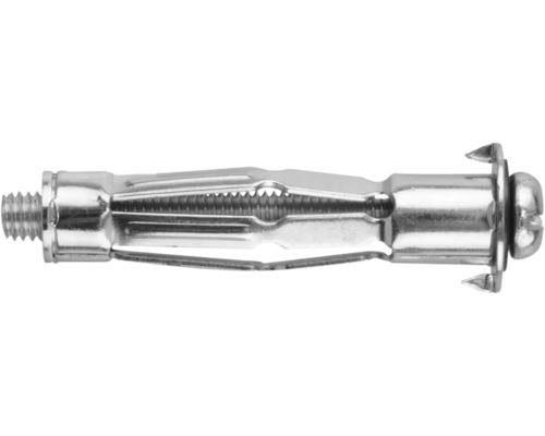 Metall Hohlraumdübel Tox Acrobat M6/65, 25 Stück Metallspreizdübel für Trockenbauwände