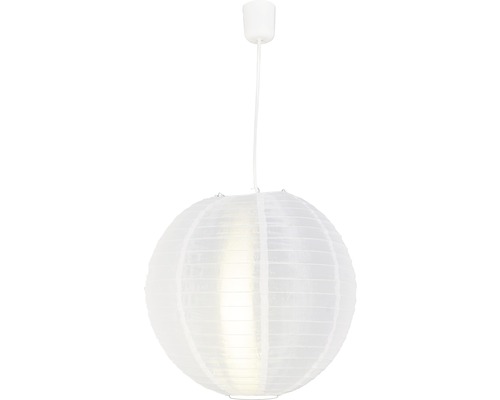 Reispapier Lampenschirm Japanballon weiß Ø 400 mm ohne Fassung + Aufhängung
