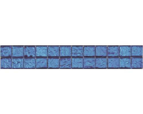 Glasbordüre Deep Sea blau 4,8x29,8 cm