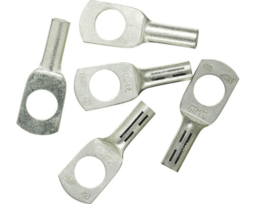 Haupa BLV290422 Presskabelschuh M12 16 mm² 5 Stück Kabelschuhe aus Metall mit runder Öse