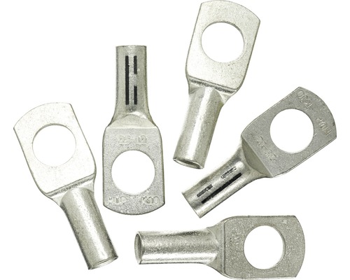 Haupa BLV290430 Presskabelschuh M12 25 mm² 5 Stück Mehrere Kabelschuhe aus Metall
