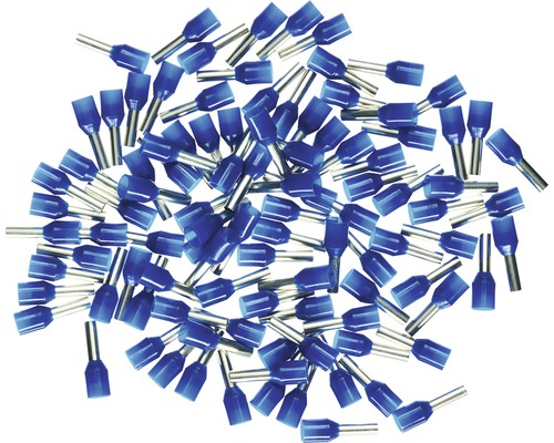 Haupa 270810Aderendhülsen Isoliert 2,5 mm² blau 100 Stück