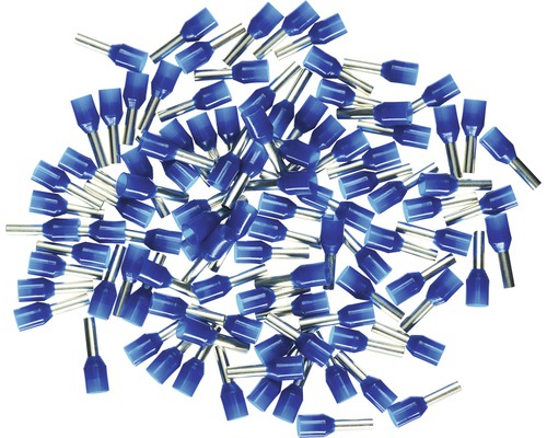 Haupa 270810Aderendhülsen Isoliert 2,5 mm² blau 100 Stück Aderendhülsen in loser Anordnung