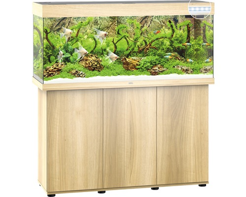 Aquarium mit Unterschrank und Innenausstattung