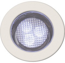 LED Einbauleuchten Set IP44 10-tlg 10x0,05W Cosa 30 edelstahl/weiß Ø 30/22 mm-thumb-1