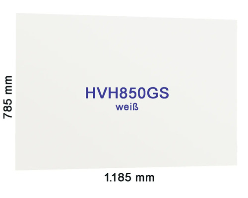 HVH850GS Platte, 1185x785 mm