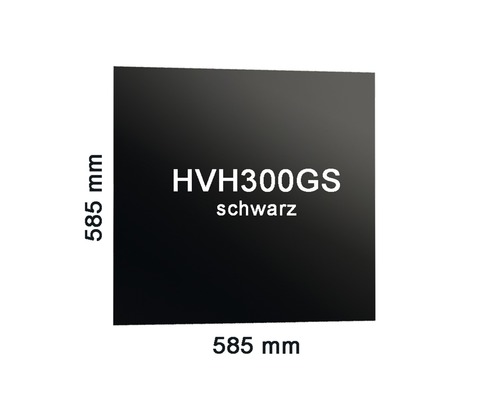 HVH300GS black tile with dimensions 585 mm