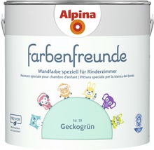 Alpina konservierungsmittelfreie Wandfarbe Farbenfreunde Geckogrün 2,5 l-thumb-0