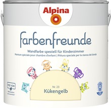 Alpina konservierungsmittelfreie Wandfarbe Farbenfreunde Kükengelb 2,5 l-thumb-0