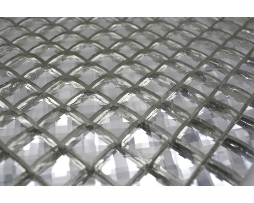 Nahaufnahme einer gläsernen Mosaikfliese