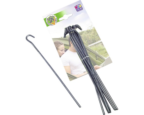 Campingheringe aus Stahl mit Verpackung