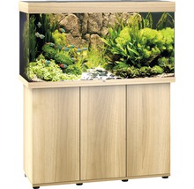 Aquariumkombination JUWEL Rio 350 SBX mit LED-Beleuchtung, Heizer, Filter und Unterschrank helles Holz