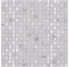 Mosaikfliese aus Glas und Marmor