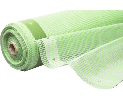 Gitter-Gewächshausfolie Strong Windhager- 1 m x 2 m breit, 250g/m² grün, Meterware Rolle Gewächshausfolie