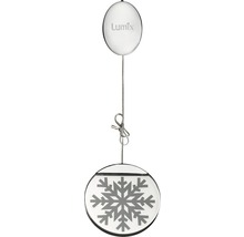 Lumix Logo Weihnachtsschmuck mit Schneeflockenmotiv