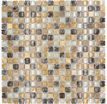 Mosaikfliese mit quadratischen Elementen