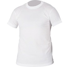 Weißes T-Shirt mit Rundhalsausschnitt