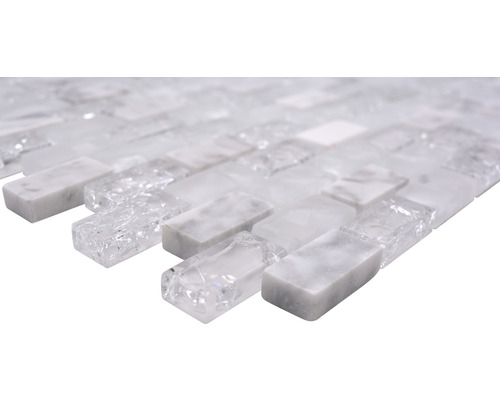 Mosaikfliese aus Marmor und Glas