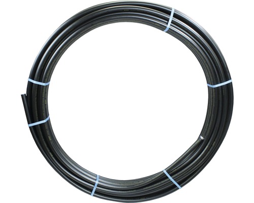 GEBERIT Alu-Verbund Rohr Mepla 20 x 2,5 mm 50 m 602130001 Schwarzes PE-Rohr in Ringform, gebunden