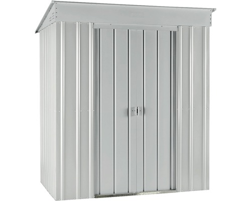 Metall Gerätehaus mit Doppeltür und Satteldach