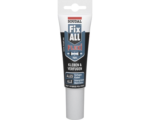 Soudal Fix ALL Flexi Montagekleber weiß 204 g Soudal Fix All Flexi Kleben und Verfugen Hybrid Polymer