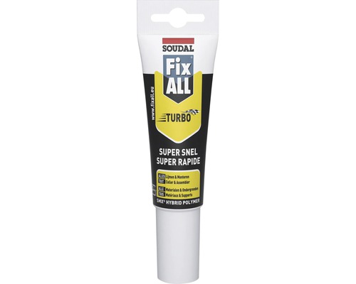 Soudal Fix ALL Turbo Montagekleber weiß 185 g Soudal Fix ALL Turbo Montagekleber weiß 185 g