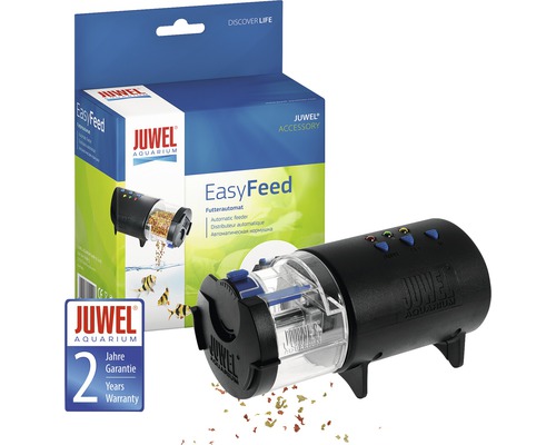 Juewel EasyFeed Futterautomat mit Verpackung und zwei Jahre Garantie Siegel Juewel EasyFeed Futterautomat mit Verpackung und zwei Jahre Garantie Siegel