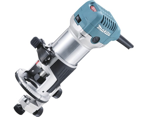 Einhandfräse / Kantenfräse Makita RT0700CX2J Oberfräse + Trimmer 710 W inkl. MAKPAC 4