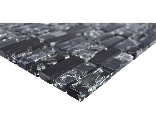 Mosaikfliese aus Glas und Stein