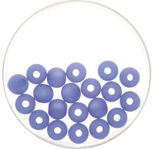 Perle Polaris königsblau matt 8 mm 15 Stück