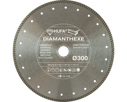 Diamanttrennscheibe Hufa Ø 300x30/25,4 mm
