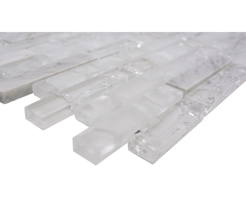 Mosaikfliese aus Glas und Marmor