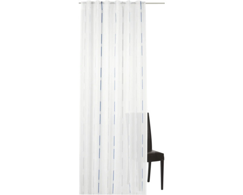 Vorhang mit Gardinenband Calypso blau 140x255 cm