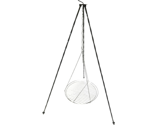 Schwenkgrill mit Dreibein und Grillrost