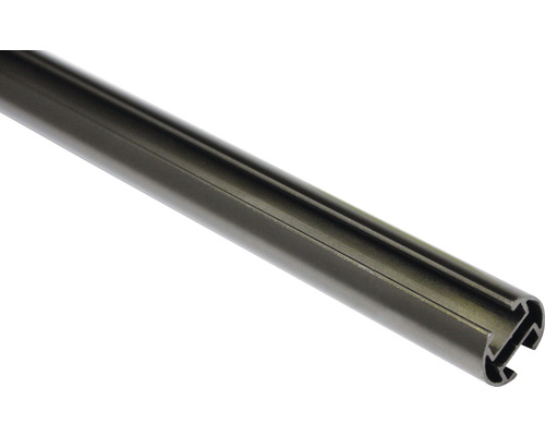 Gardinenstange mit Innenlauf II Chicago titan 240 cm Ø 20 mm Metall Installationsschiene