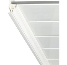 Hohlkehlleiste Kunststoff weiß für Paneelstärke 8-10 mm 46x25x2600 mm