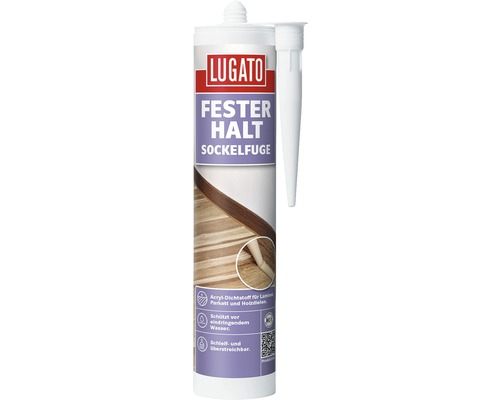 Lugato Sockelfuge Fester Halt nuss 310 ml Lugato Fester Halt Sockelfuge Acryl-Dichtstoff Kartusche