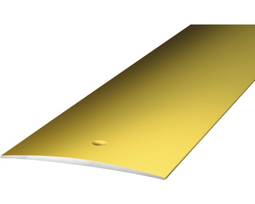 Prinz Übergangsprofil Alu gold gelocht 60 x 2700 mm Metallisches Übergangsprofil mit Bohrung
