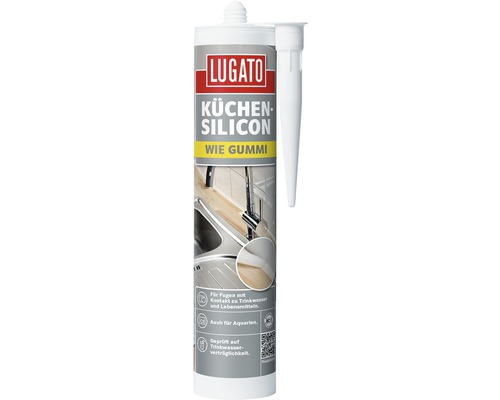 Silicone pour salle de bains Lugato Comme du caoutchouc noir 310 ml -  HORNBACH