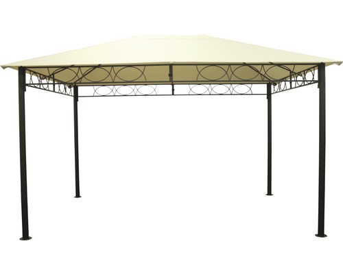 Steck-Pavillon 3x4x2.7 m Polyester beige Steck-Pavillon 3x4x2.7 m Polyester beige