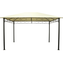 Pavillon mit Metalldach und Verzierungen