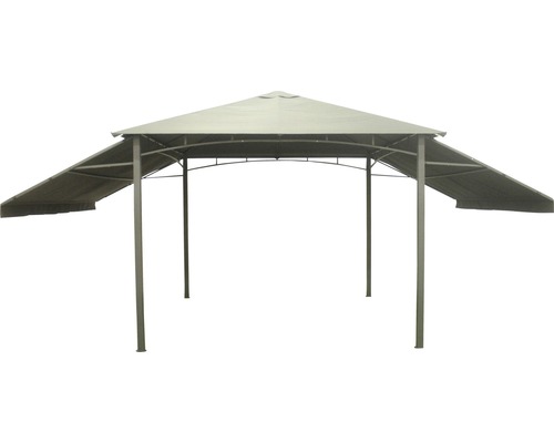 Pavillon mit klappbaren Seitenteilen 3 x 3 m Polyester | HORNBACH