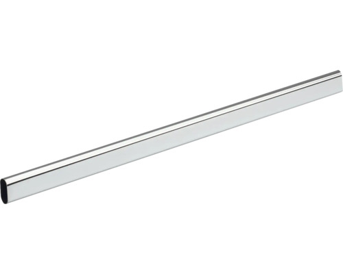 Schrankrohr oval, für schwere Belastung, 2000 mm, verchromt, 1 Stück Metallstange