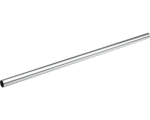 Schrankrohr rund, für mittlere Belastung, 2000 mm, verchromt, 1 Stück Metallstange