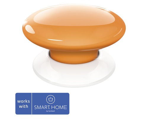 Fibaro Smart Button orange - Kompatibel mit SMART HOME by hornbach