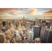 Blick auf die Skyline von New York mit Wolkenkratzern