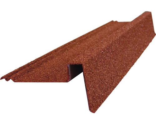 EASY-Pan Ortgang Granulat rot 900 mm x 183 mm (Nutzlänge 810 mm) Dachfirstziegel aus Ton