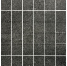 Feinsteinzeugmosaik HOMEtek black Lappato 29,8x29,8 cm Inhalt 3 Stück-thumb-0