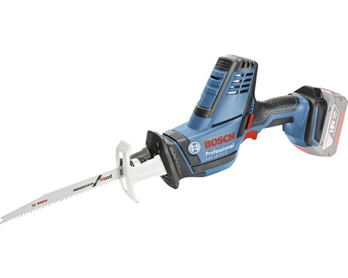 Akku-Säbelsäge Bosch GSA 18 V-Li C, ohne Akku inkl. Sägeblätter Bosch Professional GSA 18 V-LI C Akku-Säbelsäge